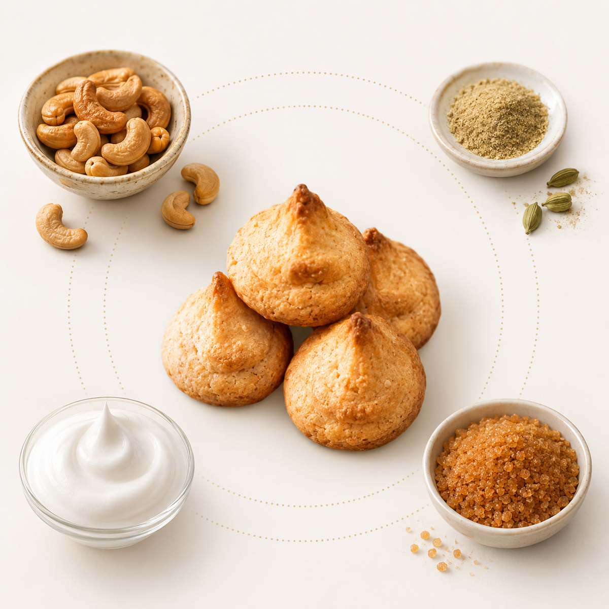 Cookie made with jaggery, oats, protein and millets